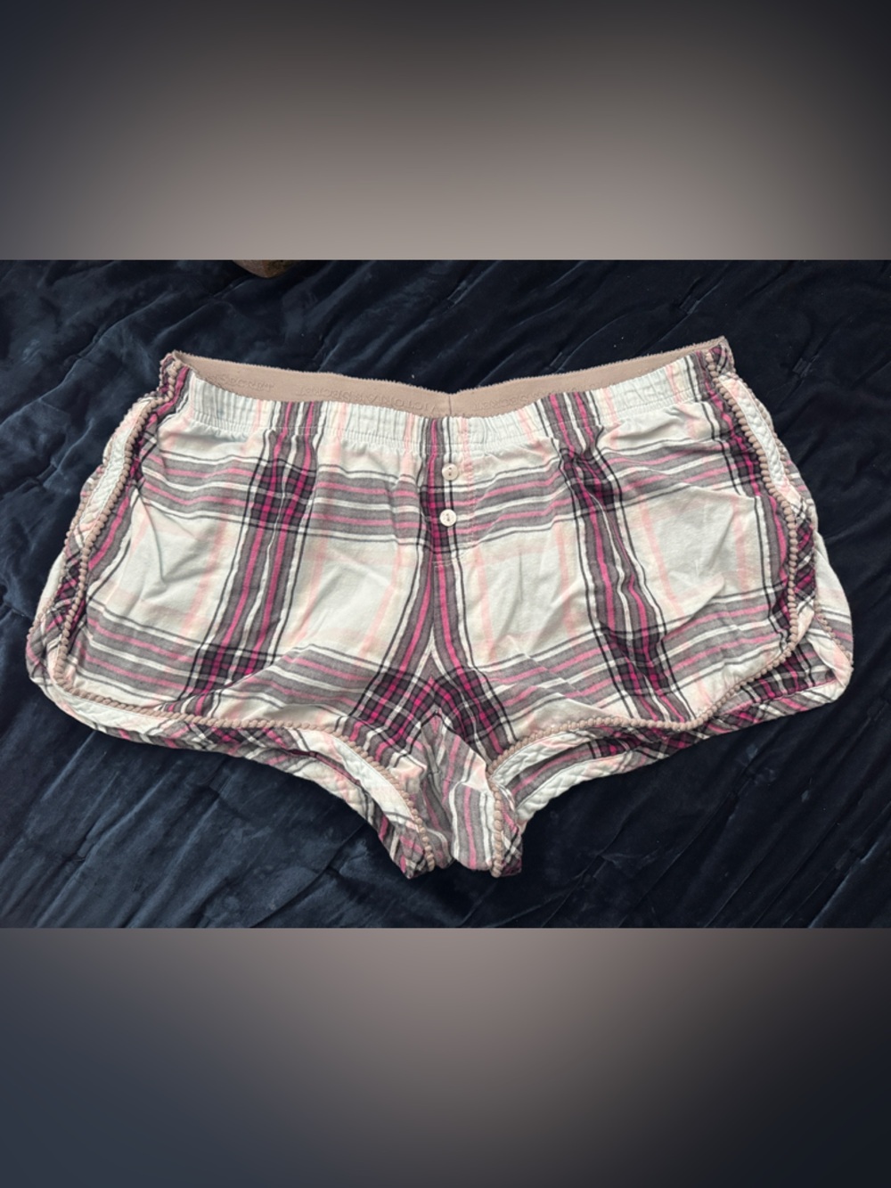 2010s Victoria's Secret Flannel Lounge Shorts
